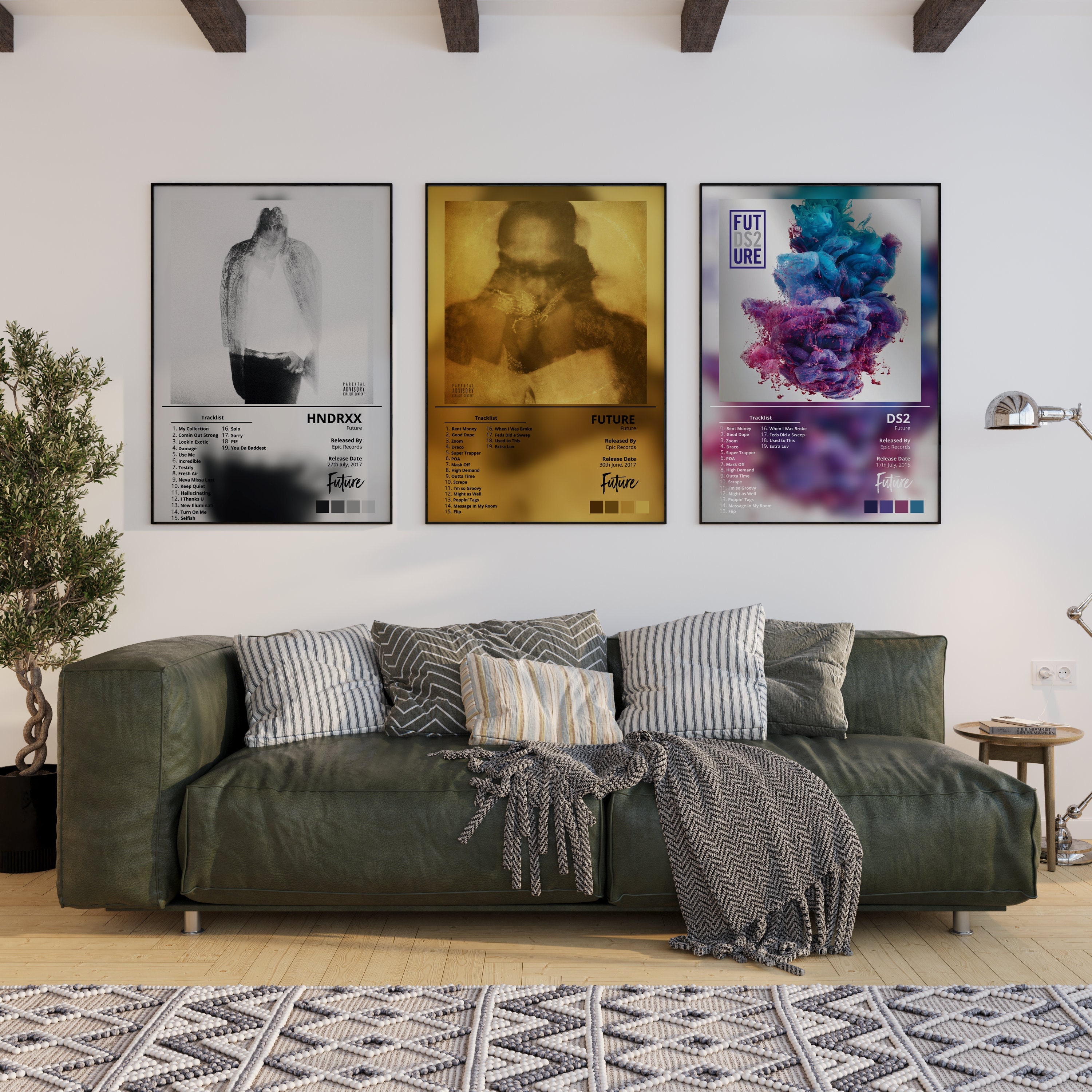 Pop Music Album Cover Aesthetic Pictures France Singer Future Nekfeu Posters  for Room Bar Canvas Painting Art Wall Home Decor
