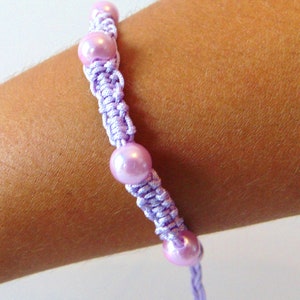 Macrame Beaded Bracelet