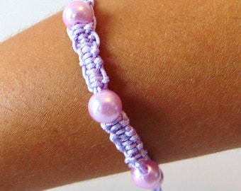 Macrame Beaded Bracelet