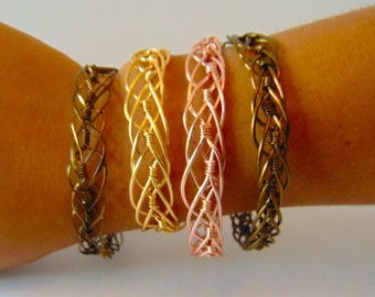 Braided Wire Bracelet