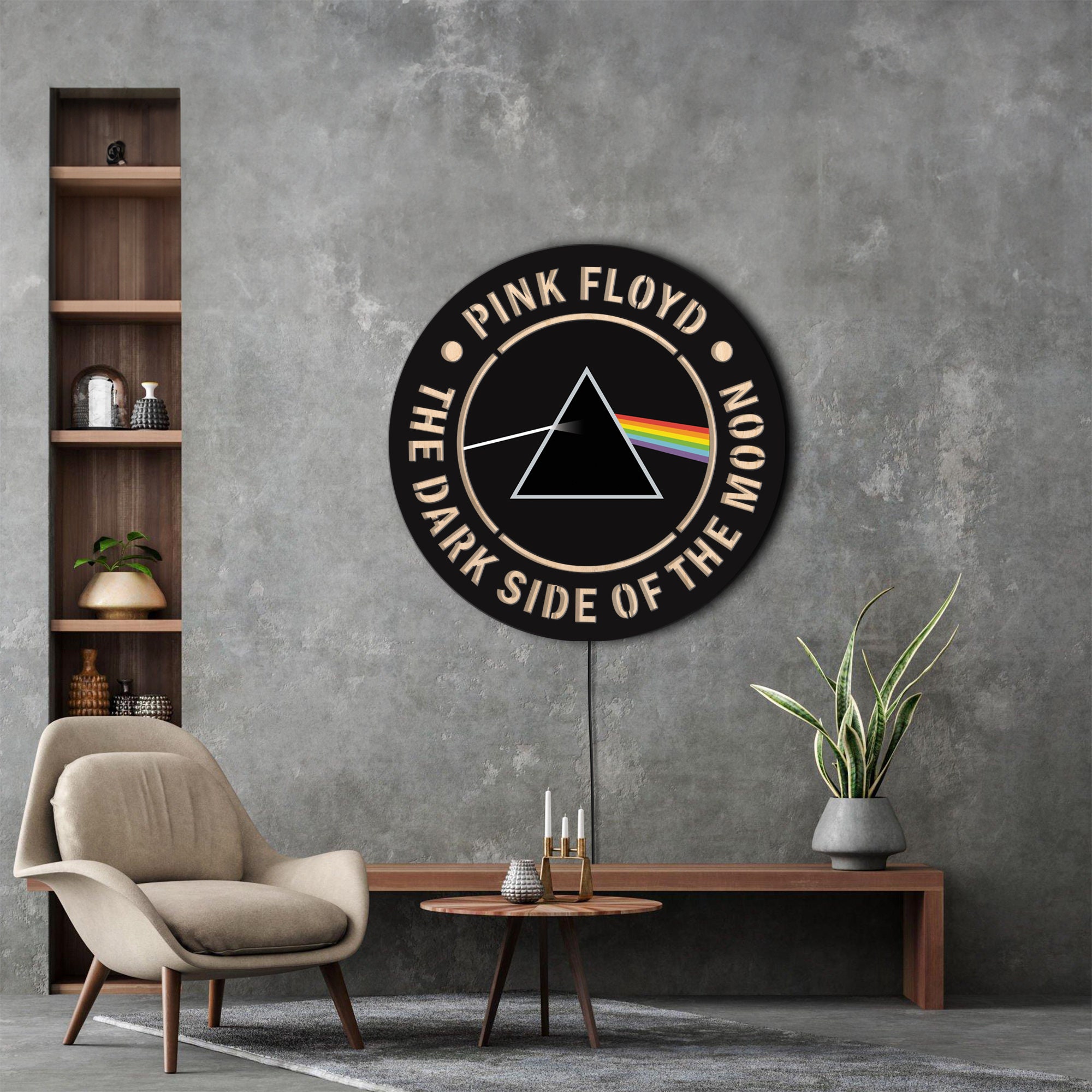 Pink Floyd Neon Sign Pink Floyd Logo Pink Floyd Led Pink - Etsy UK