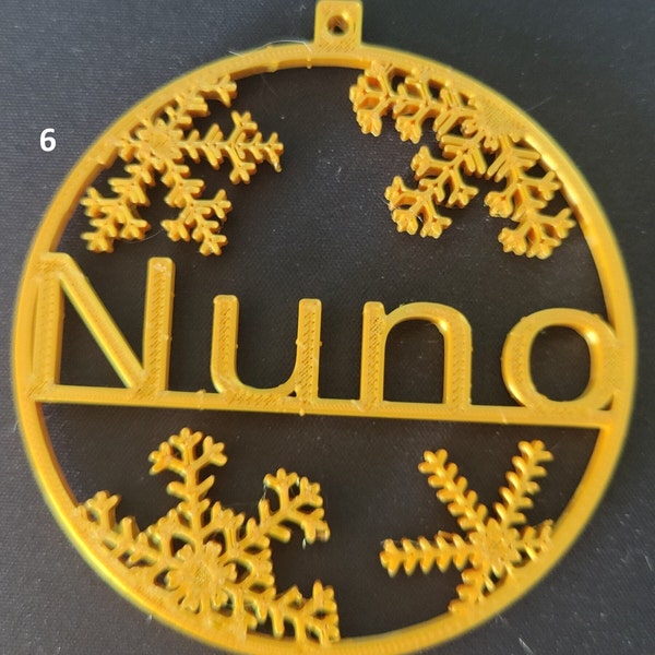 3d Printed Personalized Ornaments - Etsy