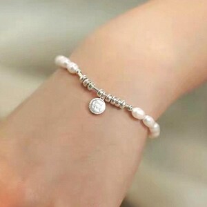 Elegante ovale Perlenkette aus Sterlingsilber - Elegante Perlenanhänger für Sie