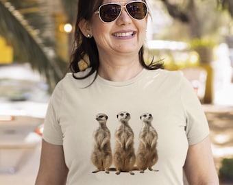 Meerkat T shirt cute meerkats shirt meerkat gift
