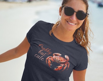 Crabby But Grafik T-Shirt, Fisch Liebhaber Geschenk