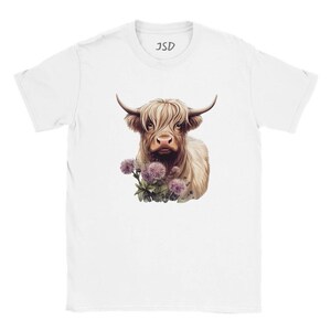 Highland cow shirt Scottish T shirt Scotland tee