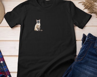 Siamese Cat T-Shirt: Cat Lover Gift