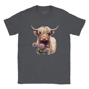 Highland Cow T-Shirt: Scottish Farm Animal Tee image 7