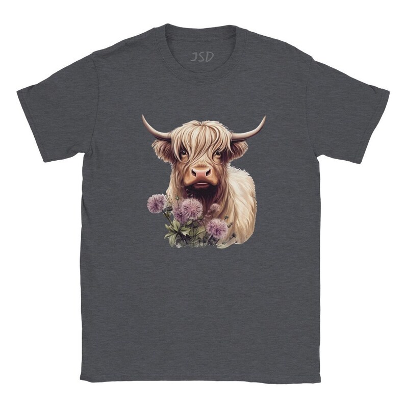 Highland Cow T-Shirt: Scottish Farm Animal Tee image 7