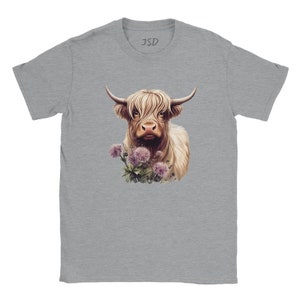 Highland Cow T-Shirt: Scottish Farm Animal Tee image 8