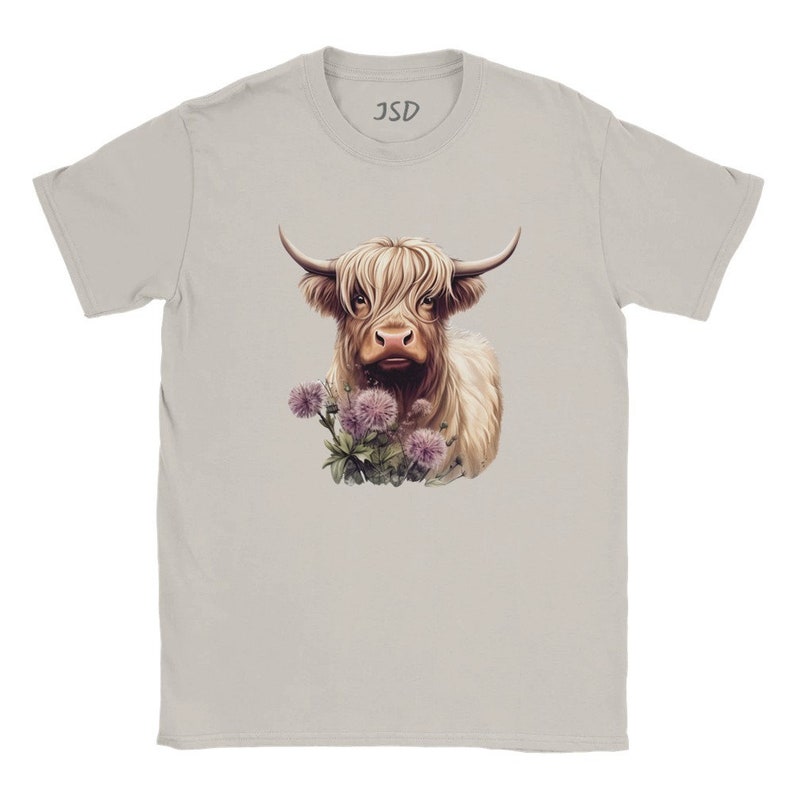 Highland Cow T-Shirt: Scottish Farm Animal Tee image 4