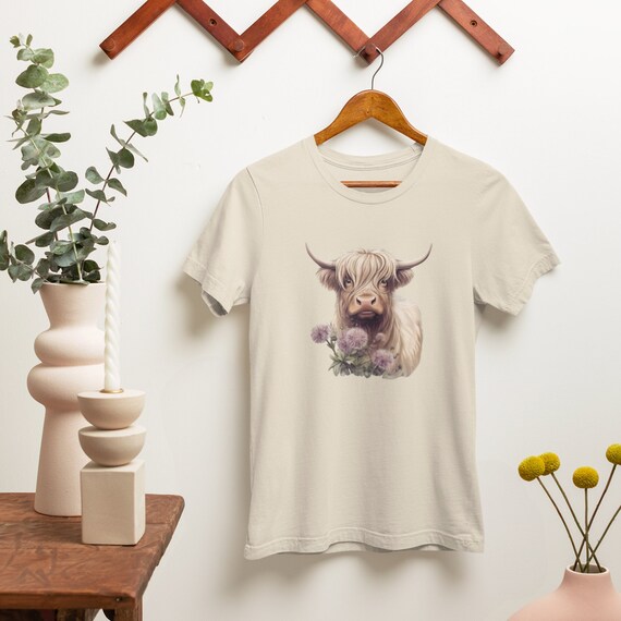 Highland Cow T-Shirt: Scottish Farm Animal Tee