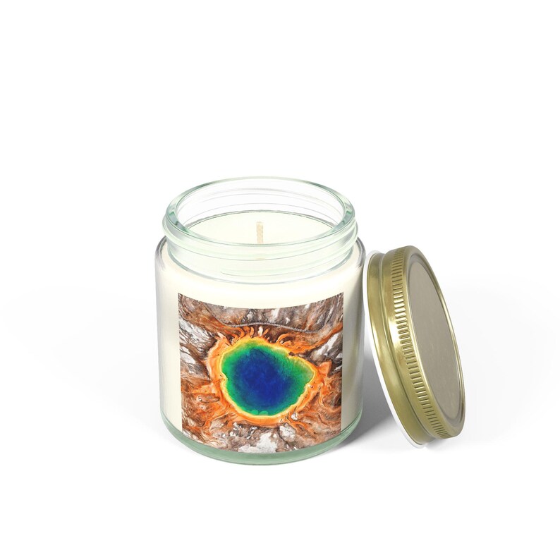 Candle, Yellow Stone National Park Candles Scented Coconut Apricot