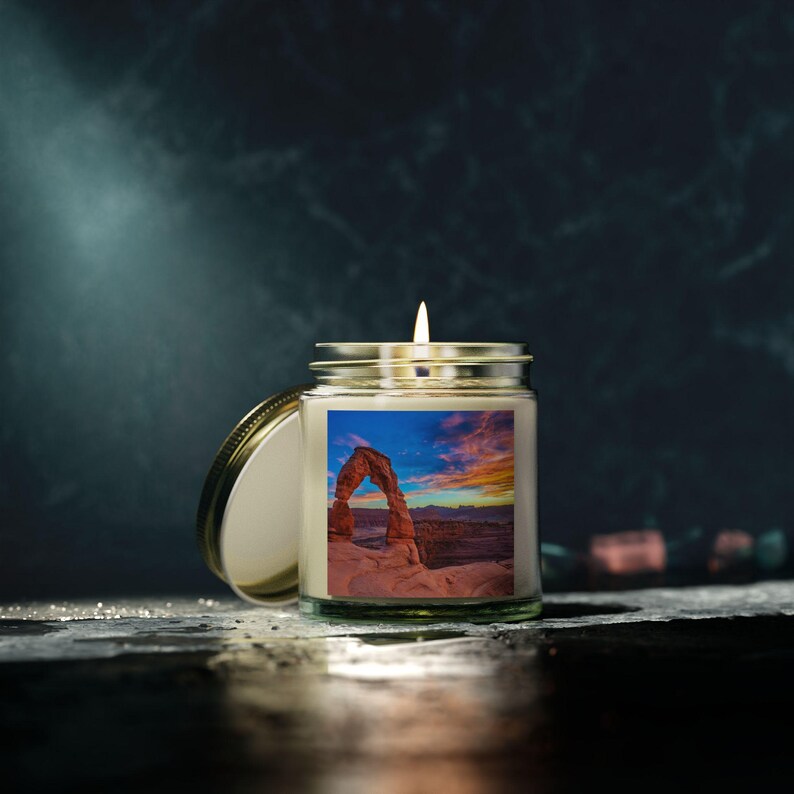 Candle, Rustic National Park Home Decor, Arches National Park Candles