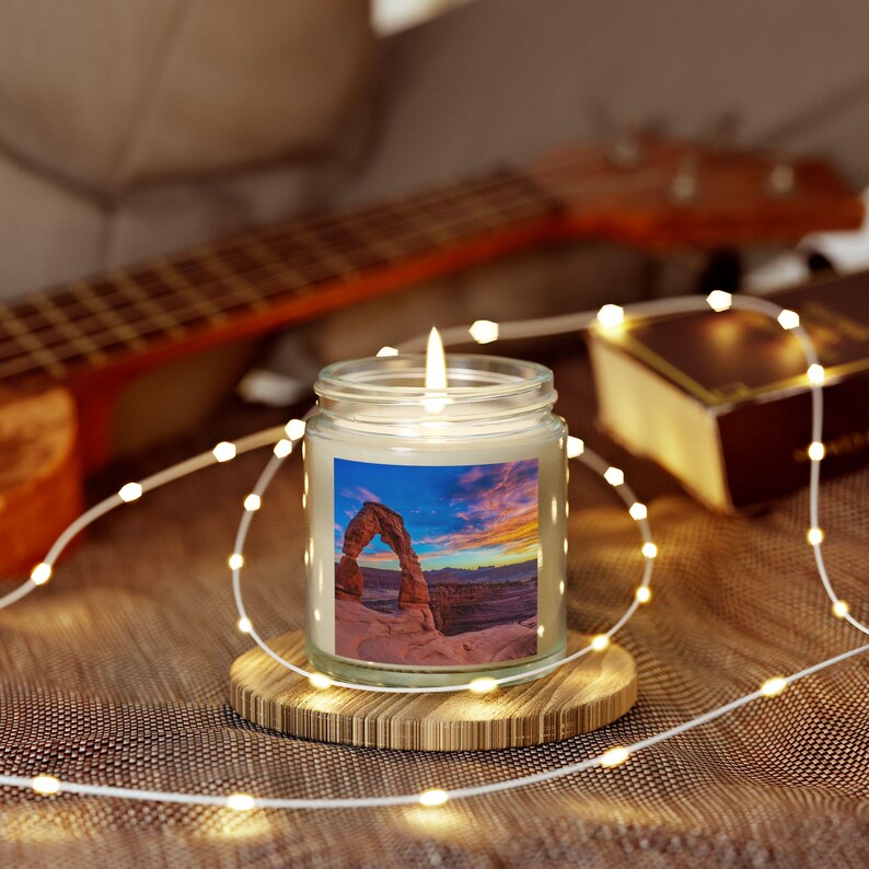 Candle, Rustic National Park Home Decor, Arches National Park Candles