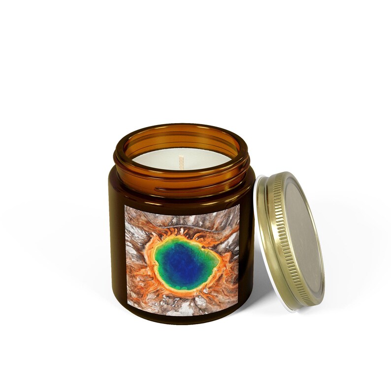 Candle, Yellow Stone National Park Candles Scented Coconut Apricot