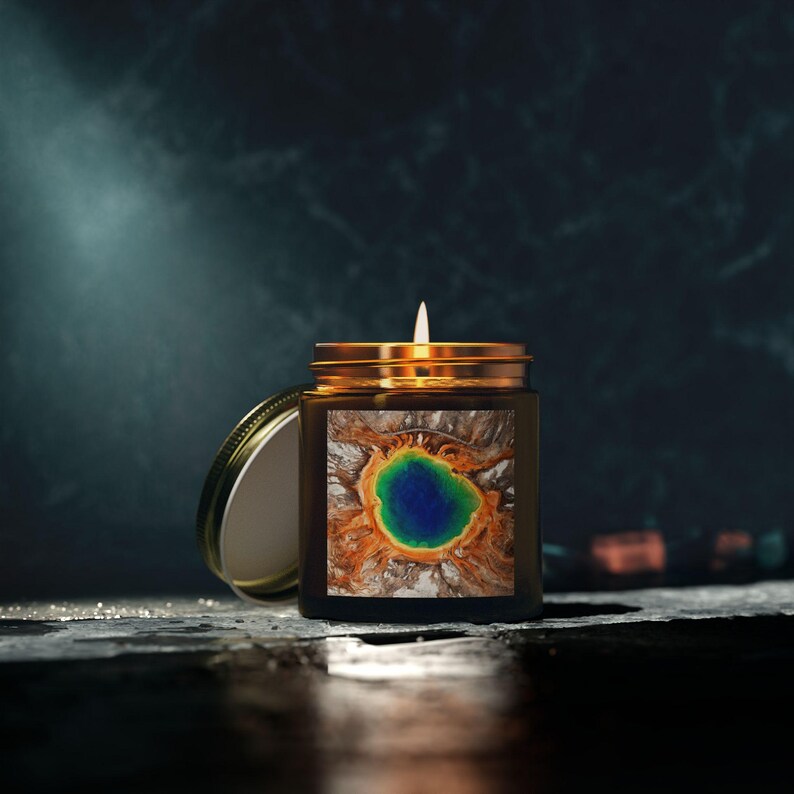 Candle, Yellow Stone National Park Candles Scented Coconut Apricot