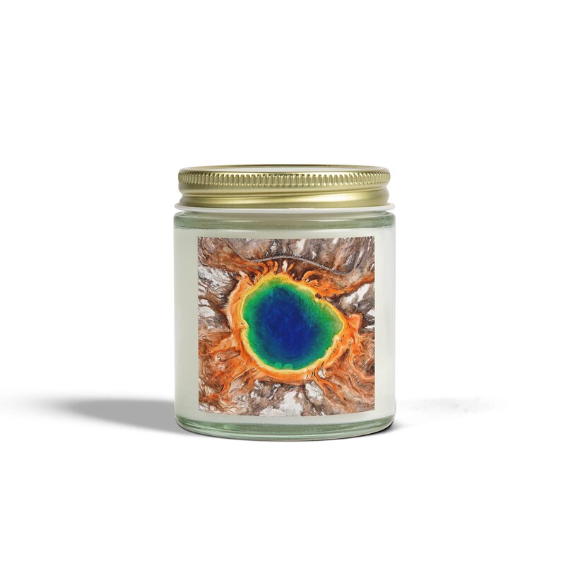 Candle, Yellow Stone National Park Candles Scented Coconut Apricot