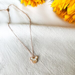 Small mickey mouse necklace sale