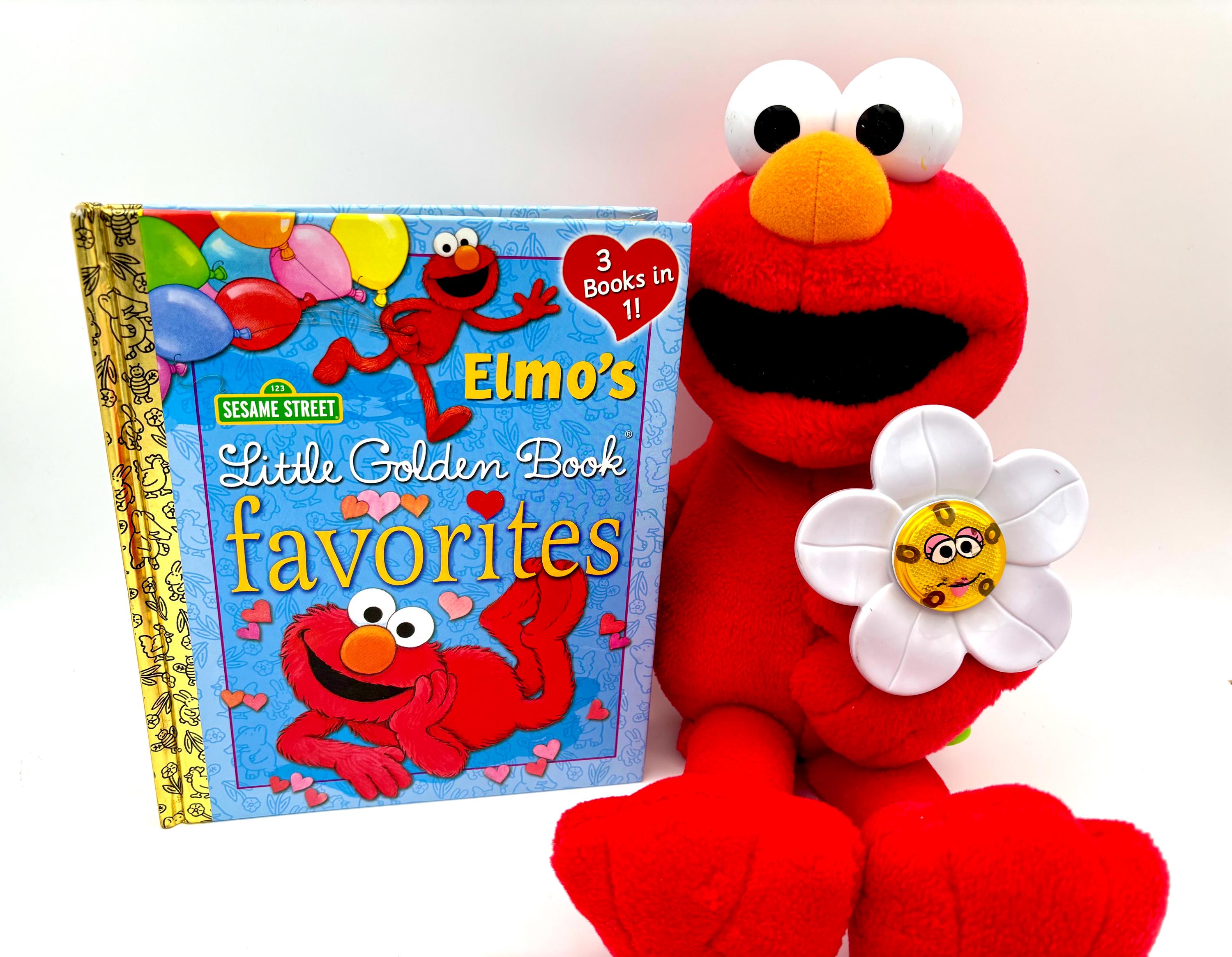 Vintage 2003 Elmo Plush Doll and Little Golden Book Bundle - Etsy