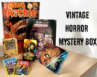 Vintage Horror Mystery Box: Classic Movie, Comic & Collectibles