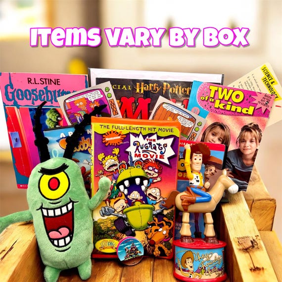 【激レア】90s ビンテージ テレタピーズ BOX 3体セット Customizable 90s Nostalgia Memory Box, Build Your Own Curated