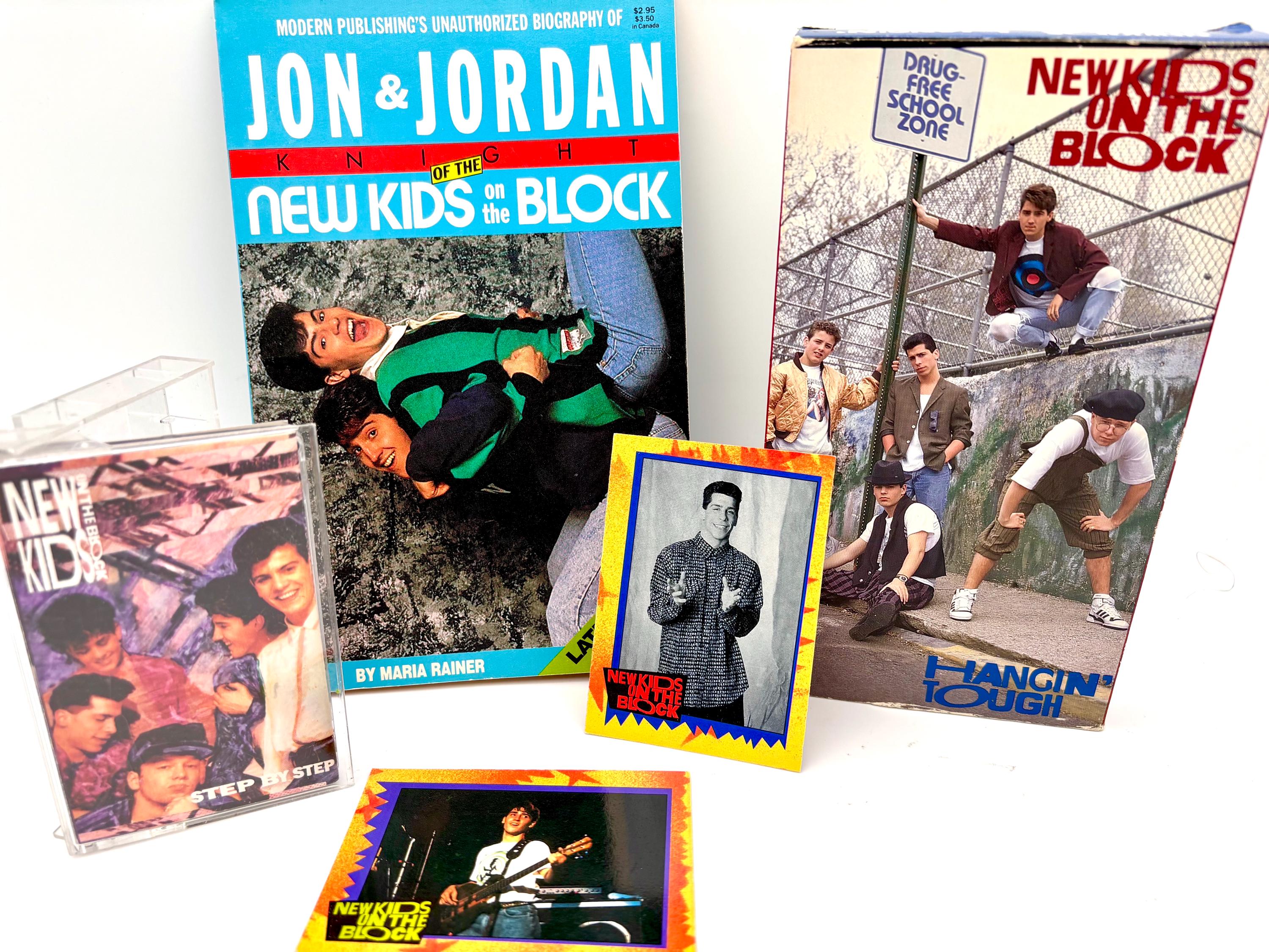 NKOTB Collector Bundle, Hangin' Tough VHS, Step by Step Cassette