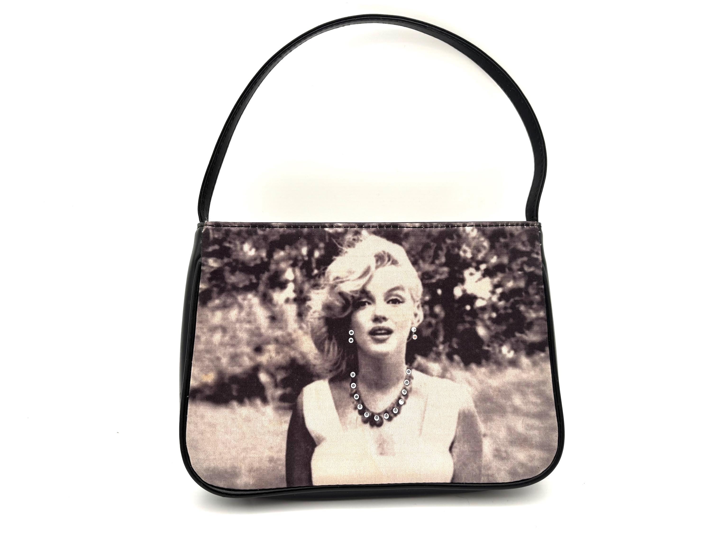 Retro Marilyn Monroe Rhinestone Zipper Bag, Collectible Purse - Etsy