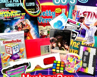 80s Nostalgia Mystery Box – Retro Movie, Cassette, Collectibles (Birthday Gift)