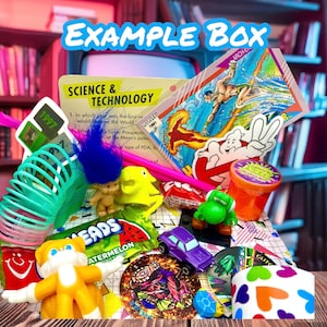 80s 90s Mini Nostalgic Box, Retro Toy Collection, Childhood Memories image 2