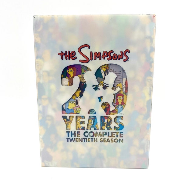 The Simpsons: Complete 20th Season DVD Set with Collector's Booklet and FREE Simpson's Comic #130-Anniversary Set, Homer, Bart, 90s cartoon