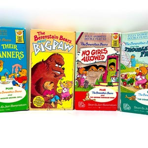 Vintage Berenstain Bears VHS: 80s Animated Double Feature