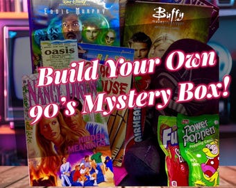 Build Your Own 90s Nostalgia Mystery Box – Retro Gifts, Birthday Surprise