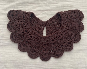 Modern Crochet Collar for Baby Gift,Handmade Detachable Green Collar for Crochet Gift, Colorful Options Baby Girl Collar for New Born Gift