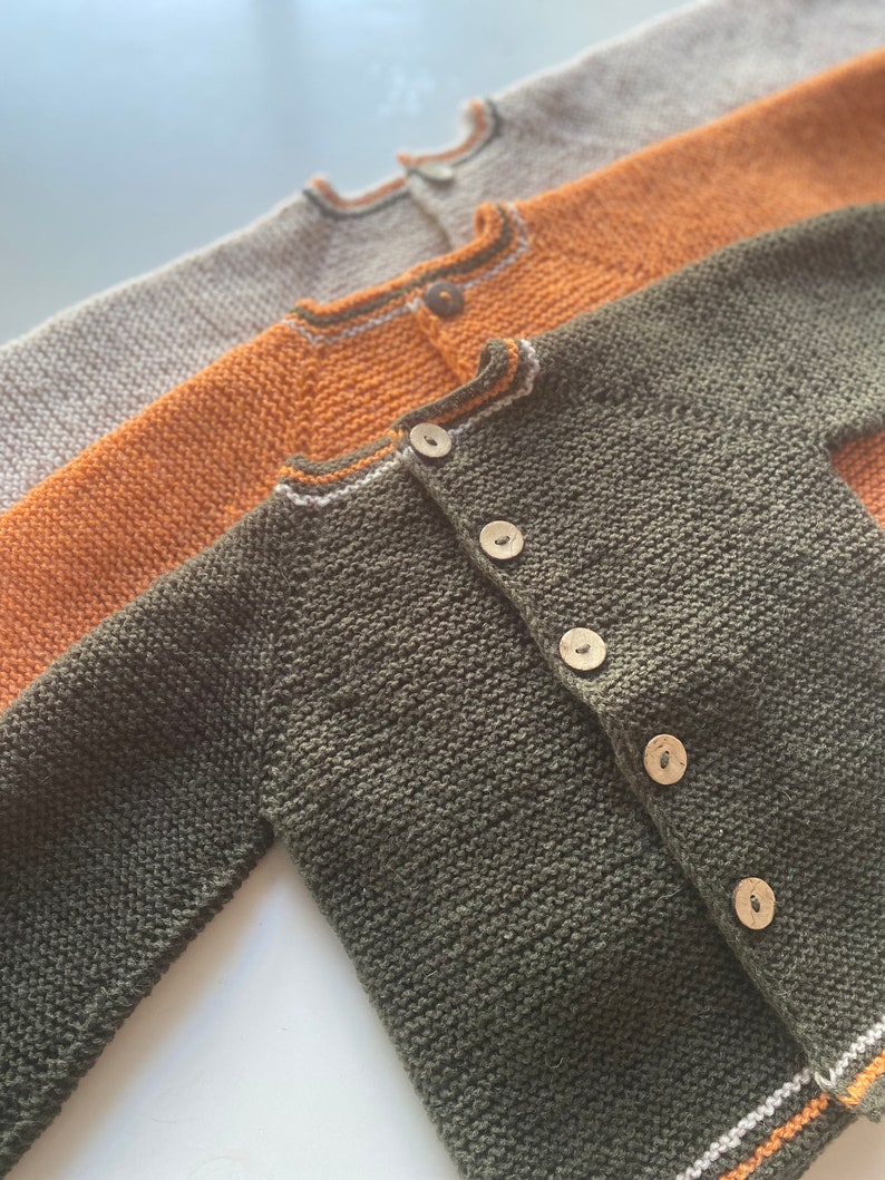 Grüner Handwerker-Strickpullover, Wollmischung Kleinkind-Strickjacke, Baby-Strickpullover mit Knöpfen, modische Kinder-Strickjacke, Kleinkind-Strickkleidung Bild 6