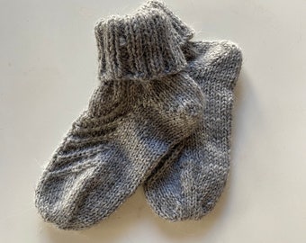 Baby Wool Socks, Baby Alpaca Wool Socks, Knit Newborn Socks, Kids Organic Wool Socks, Natural Wool Socks, Newborn Gift Baby,Socks for Babies