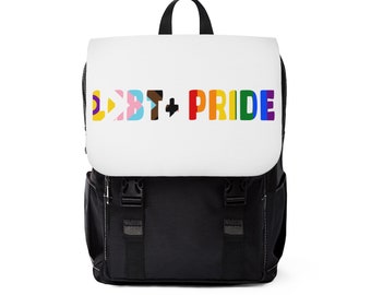 Uniseks casual schoudertas kleurrijke LGBT+ Pride-rugzak