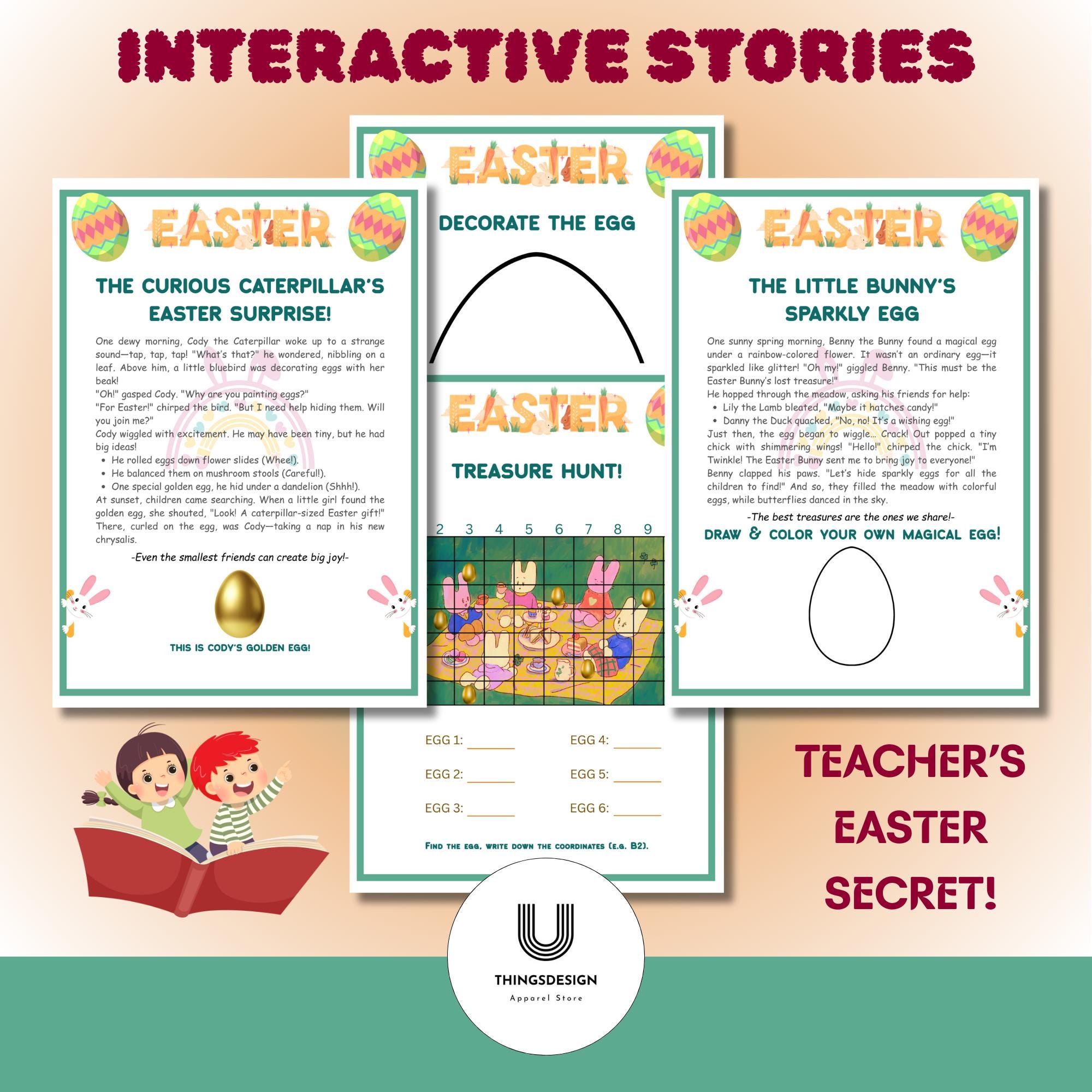 Easter Activity Bundle Mega Pack - 50+ Printable Games | Stories ...