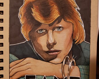 David Bowie Print (Fame)