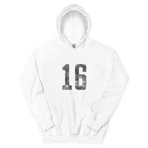 Sweater met camouflagenummer voor meisjes, streetwear pullover met camouflageprint, trendy tienerhoodie voor tieners, sweater met camouflageprint, meisjes 16e verjaardagscadeau