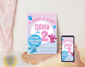 Blue's Clues Birthday Invitation