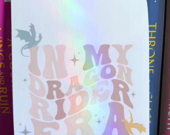 Dragon Rider Era Kindle Insert | Fantasy Bookish Accessory