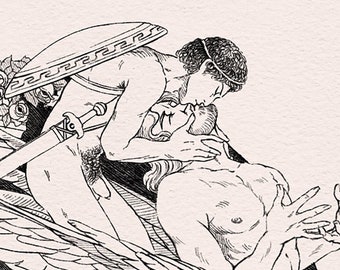 Art Print "Pegasus & Bellerophon"