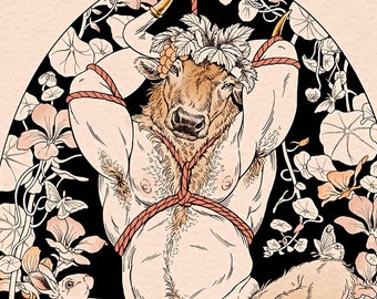 Art Print "Bacchus Bull'