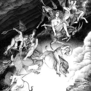 Art Print &quot;Witches in Flight&quot;