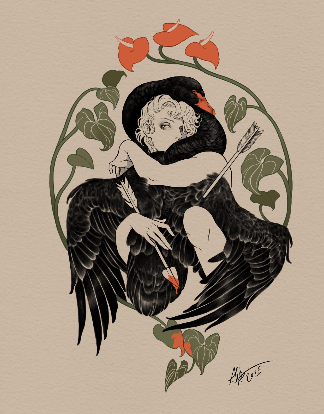Leda Swan - Etsy UK