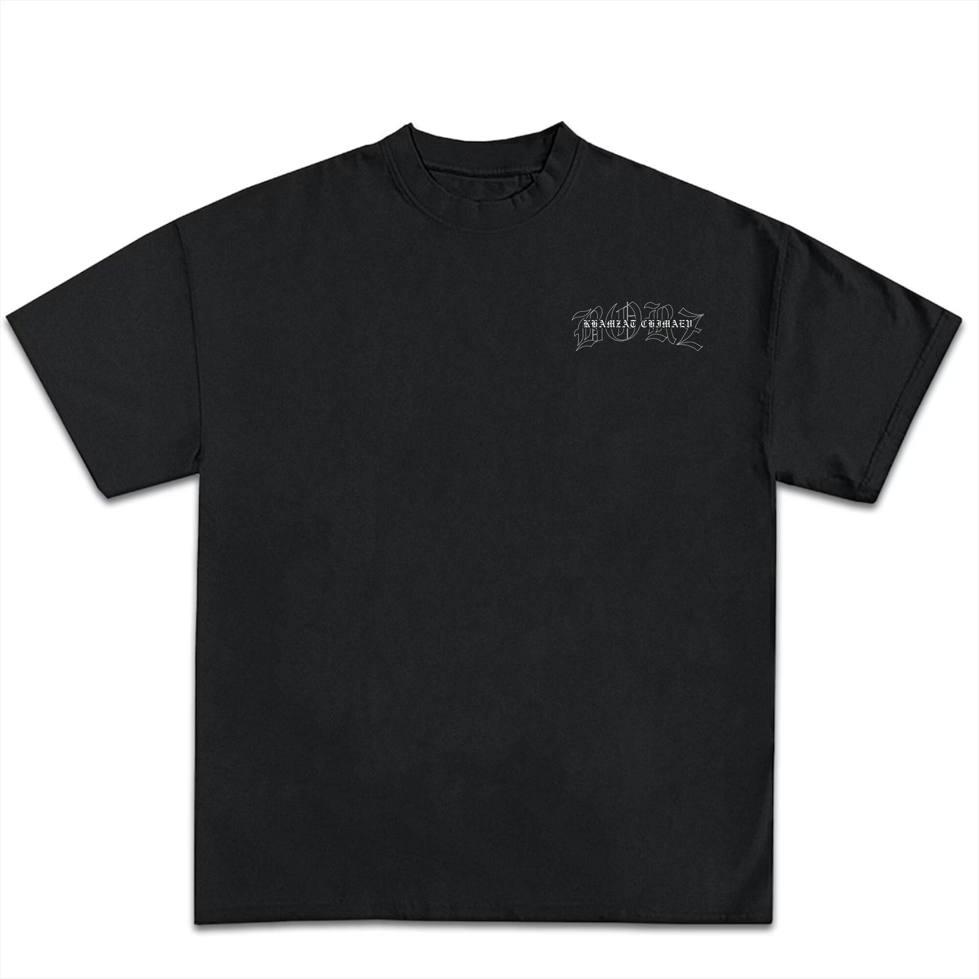 Khamzat Chimaev BORZ Jumbo Back Print UFC Vintage Cotton T