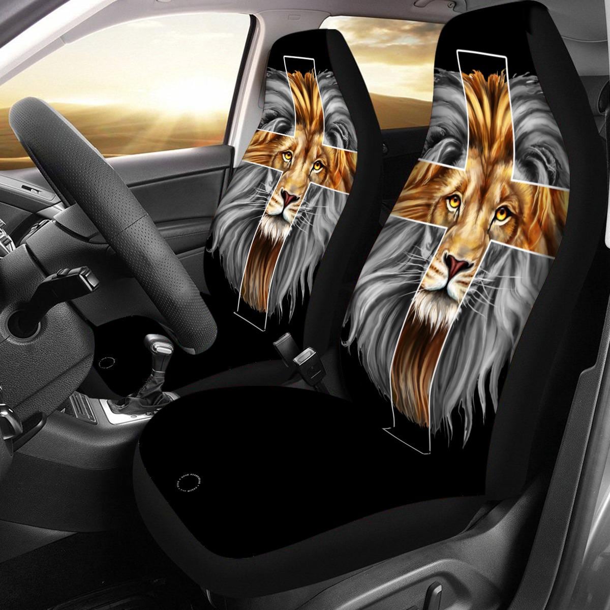 Micro Fiber Lion King Baby Car Seat Covers Lion Car Seat Cover