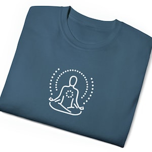 Meditation T-shirt,Yoga shirt,Yoga Gift,Yoga Shirt,Positive Shirt,Gift for her, Gift for him, Spiritual Shirt, Just breathe, Positive vibes