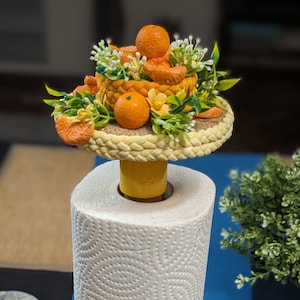 Orange paper towel holder 2025